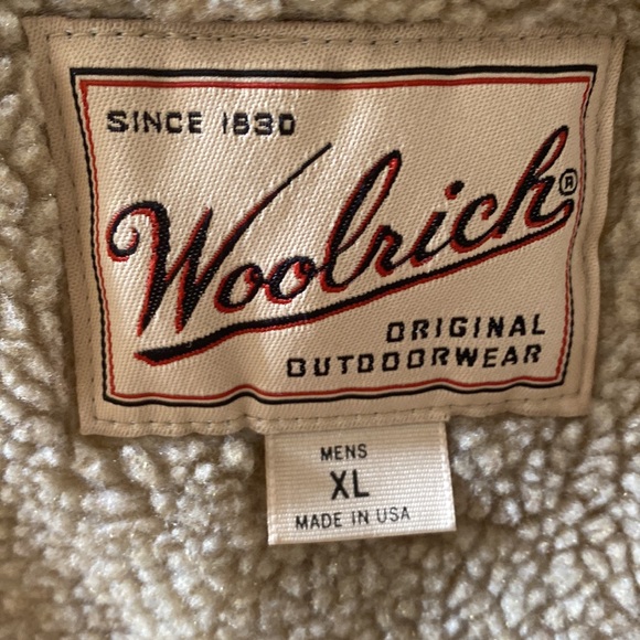 Woolrich Vintage Sherpa Flannel Plaid coat jacket shacket with pockets - Picture 8 of 12